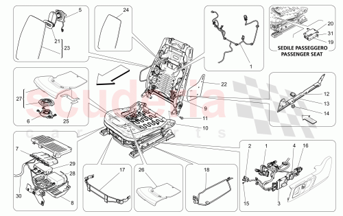 Part Diagram for Maserati 670009405