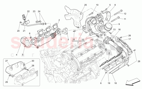 Part Diagram for Maserati 46328254