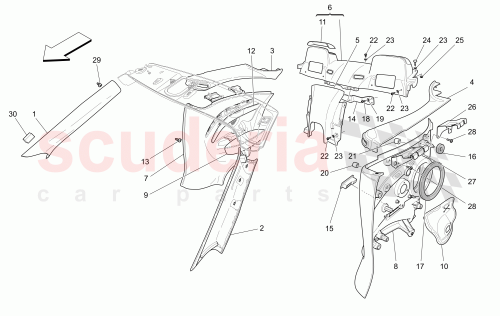 Part Diagram for Maserati 81641200