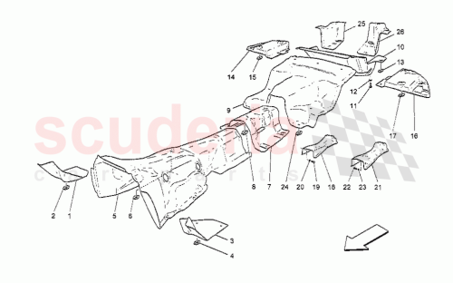 Part Diagram for Maserati 80681900