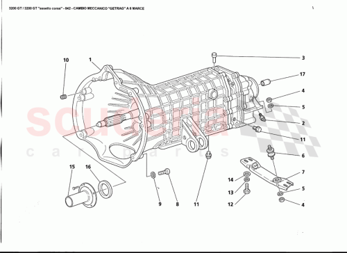 Part Diagram for Maserati 374830120