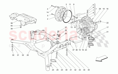 Part Diagram for Maserati 16287624