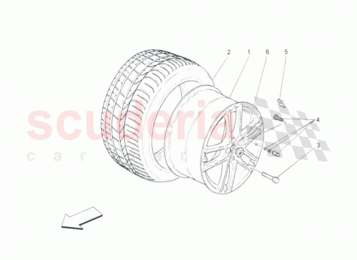 Part Diagram for Maserati 82330904
