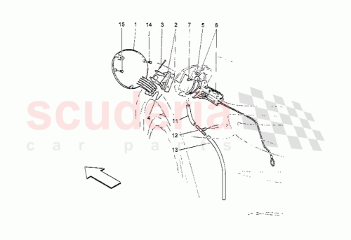Part Diagram for Maserati 69949100