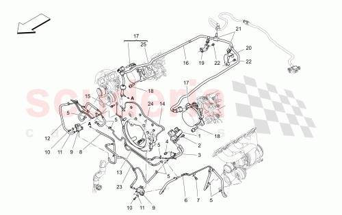 Part Diagram for Maserati 297997