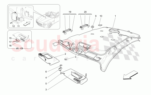 Part Diagram for Maserati 981300330