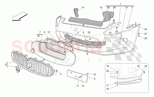 Part Diagram for Maserati 68250900