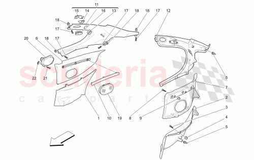 Part Diagram for Maserati 15784001
