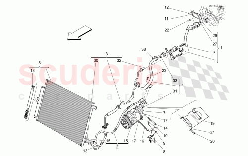 Part Diagram for Maserati 954109