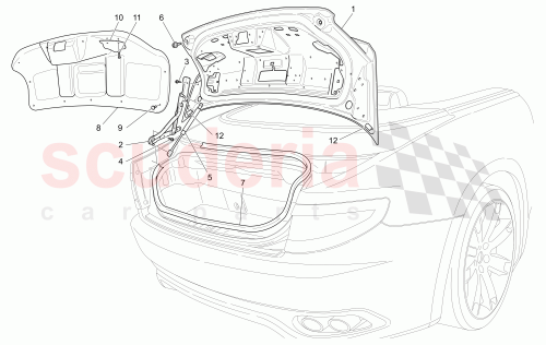 Part Diagram for Maserati 83439100