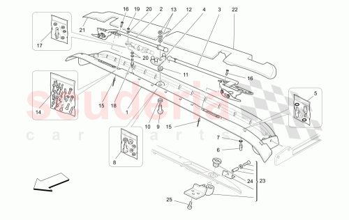 Part Diagram for Maserati 980001077