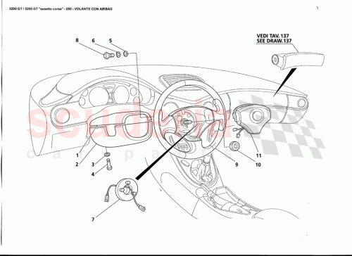 Part Diagram for Maserati 387800104