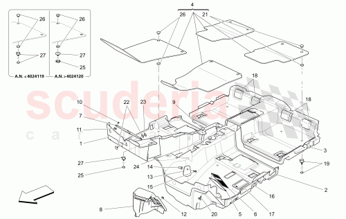 Part Diagram for Maserati 673004529