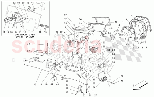 Part Diagram for Maserati 68377500