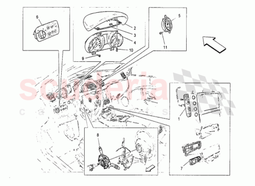 Part Diagram for Maserati 69934900