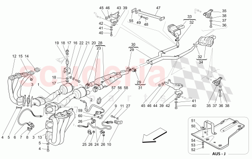 Part Diagram for Maserati 312020382