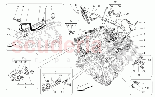 Part Diagram for Maserati 961644