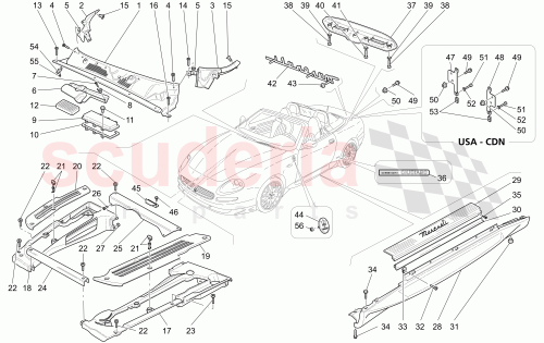 Part Diagram for Maserati 68752400