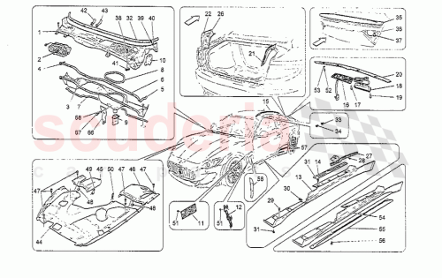 Part Diagram for Maserati 83446000