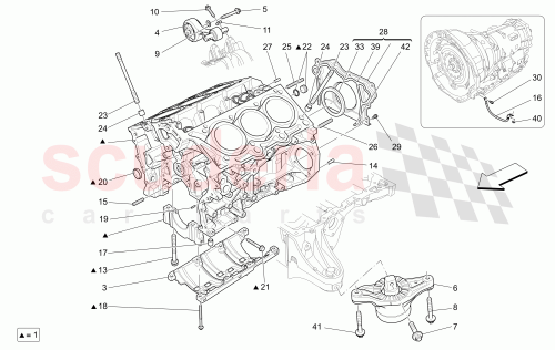 Part Diagram for Maserati 670038686
