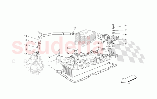 Part Diagram for Maserati 249527