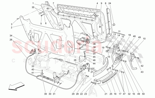 Part Diagram for Maserati 69929508