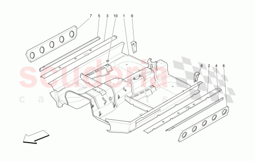 Part Diagram for Maserati 66133900