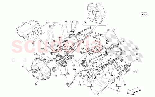 Part Diagram for Maserati 46328686