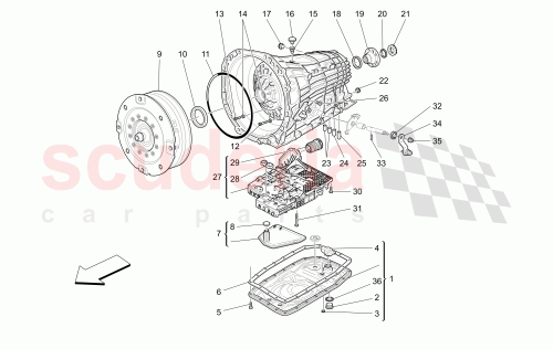 Part Diagram for Maserati 227377