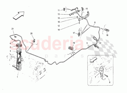 Part Diagram for Maserati 226603