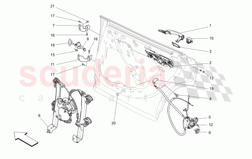 Part Diagram for Maserati 670033468
