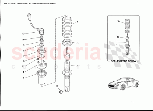 Part Diagram for Maserati 158732