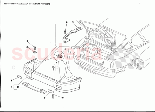 Part Diagram for Maserati 46459651