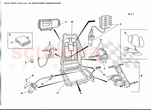 Part Diagram for Maserati 386900294