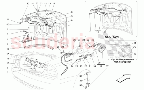 Part Diagram for Maserati 67372700
