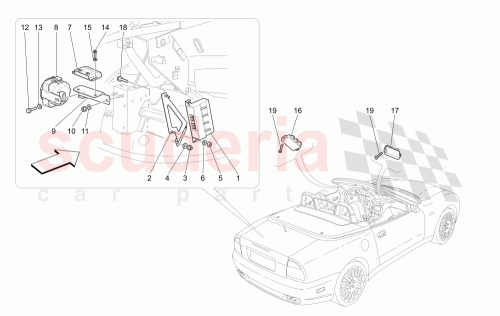 Part Diagram for Maserati 186707