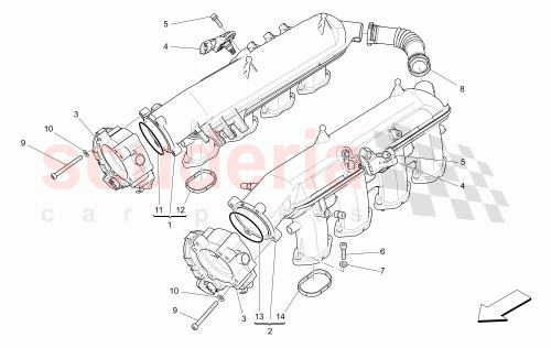 Part Diagram for Maserati 14309224