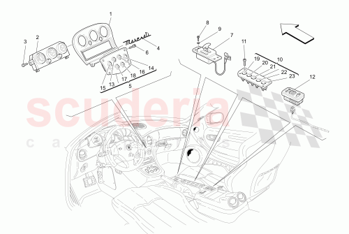 Part Diagram for Maserati 208479
