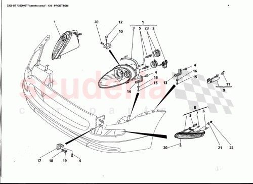 Part Diagram for Maserati 980009929