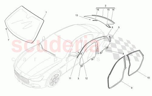 Part Diagram for Maserati 670038126