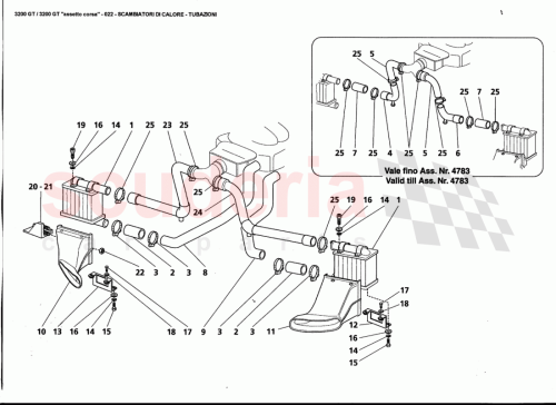 Part Diagram for Maserati 382000460
