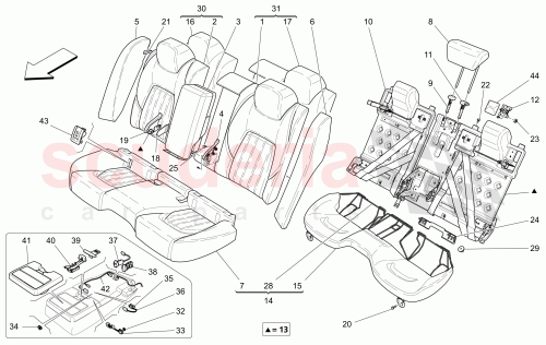 Part Diagram for Maserati 670093638