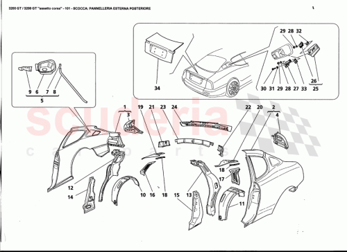 Part Diagram for Maserati 382500219