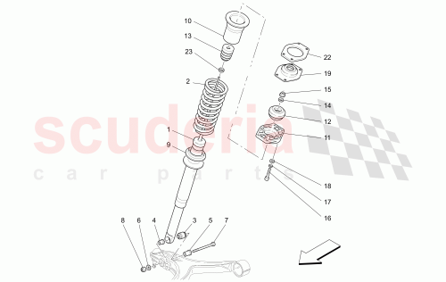 Part Diagram for Maserati 306175