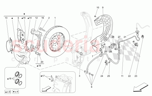 Part Diagram for Maserati 670038175