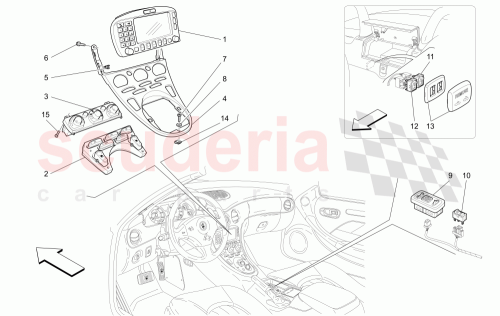 Part Diagram for Maserati 188080