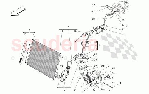 Part Diagram for Maserati 333921