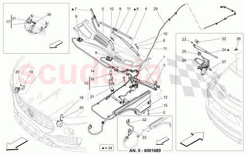 Part Diagram for Maserati 670033525