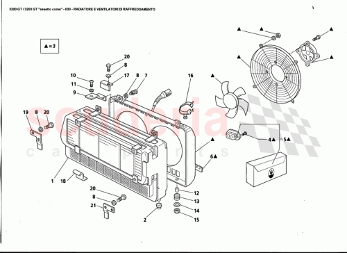 Part Diagram for Maserati 384000143