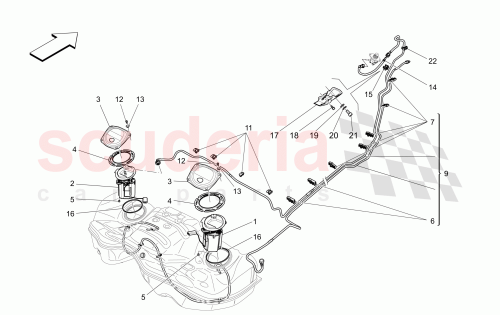 Part Diagram for Maserati 670003733
